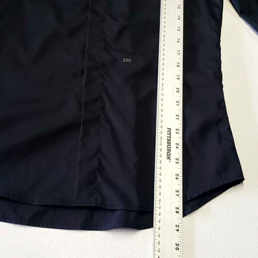 Dsquared2 Studded Collar Button Down Black Shirt … - image 7